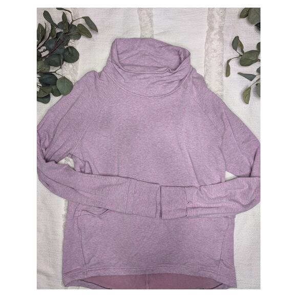 Lululemon Cowl Neck Pullover in Pink - Picture 1 of 5